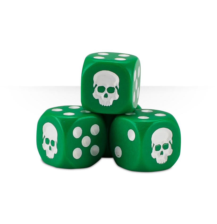 DICE CUBE-GREEN2
