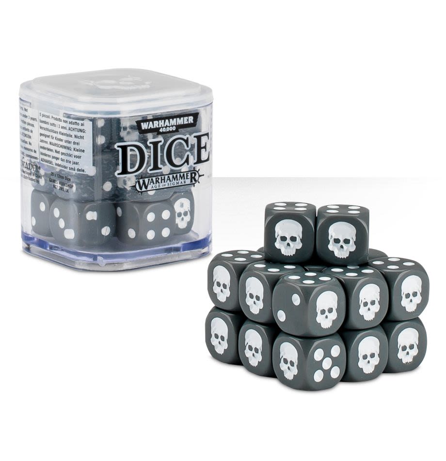 DICE CUBE-GREY1
