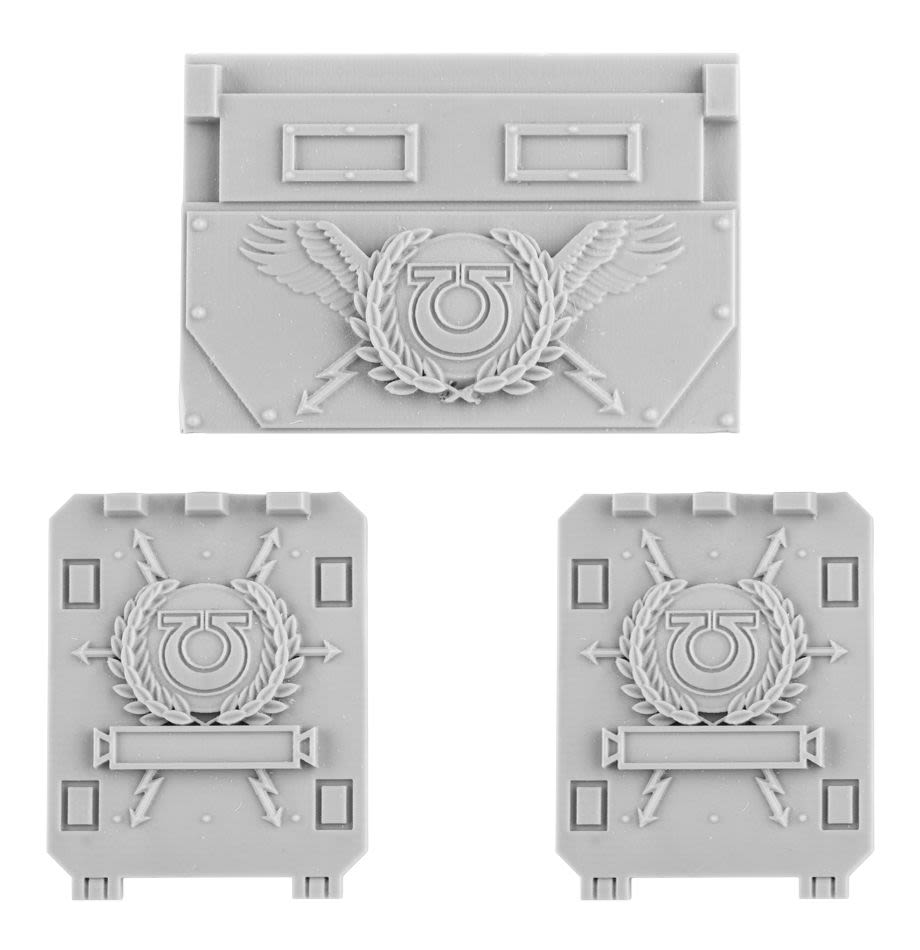 SPACE MARINES: ULTRAMARINES RHINO DOORS AND FRONT PLATE3