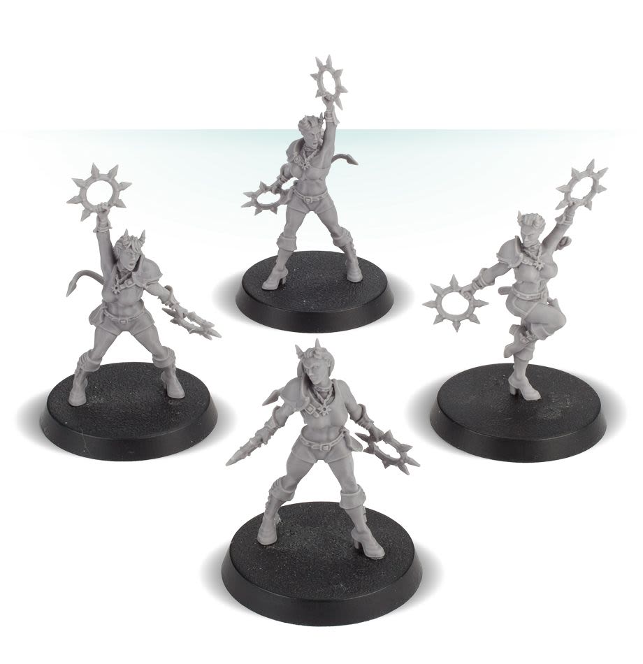 BLOOD BOWL: THE DAMNED DAMSELS CHAOS CHEERLEADING TEAM3
