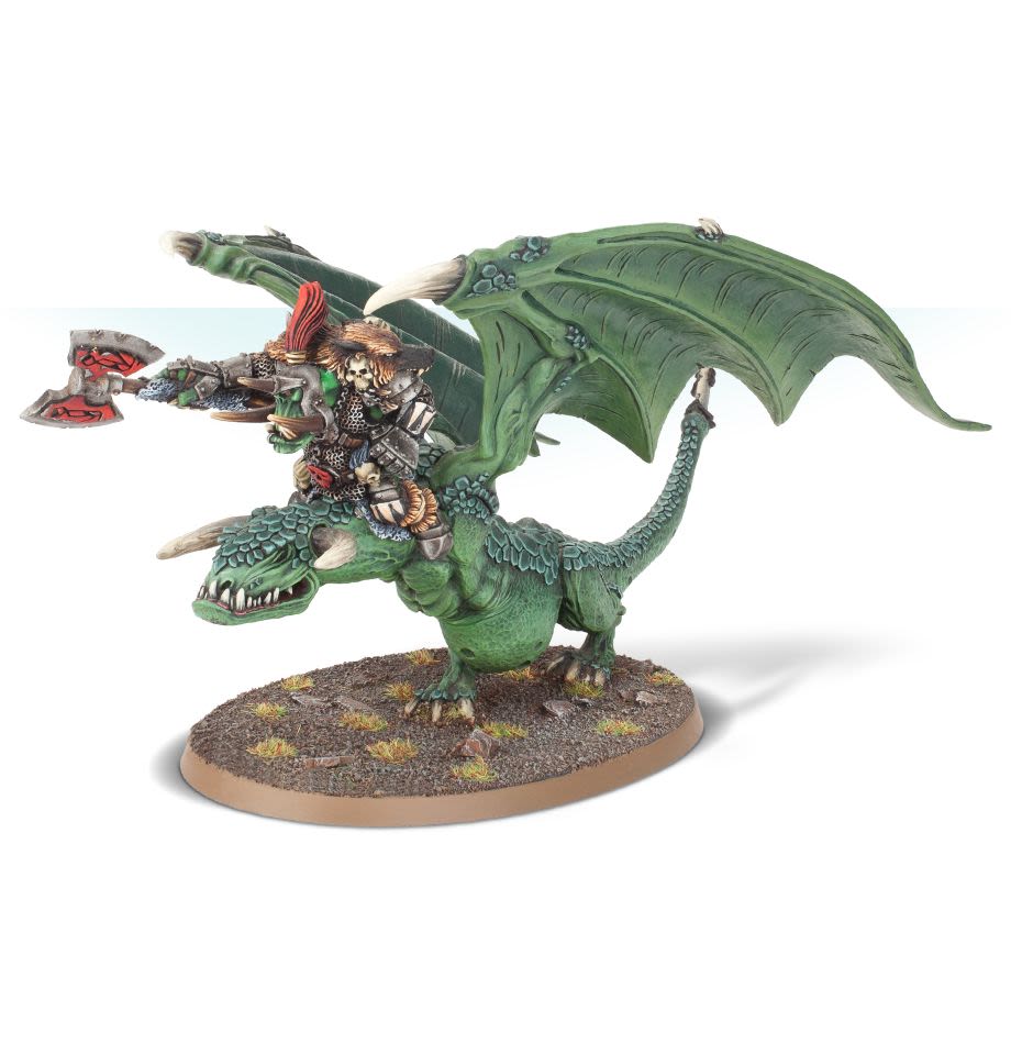 WARHAMMER LEGENDS: ORC WARBOSS ON WYVERN (MADE TO ORDER)1