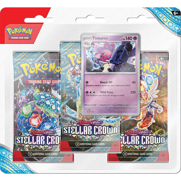 Pokemon TCG: Scarlet & Violet 07 Stellar Crown- 3-Booster Tinkaton1