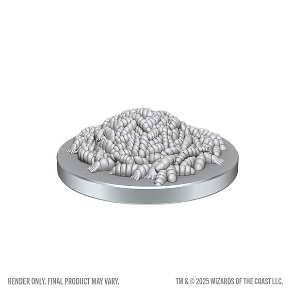 D&D NOLZURS MARVELOUS MINIATURES: UNPAINTED MINIS- WAVE 28- SWARM OF ROT GRUBS & ROT GRUB VICTIM2