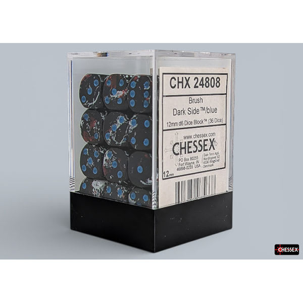 BRUSH DARK SIDE - BLUE 12MM DICE BLOCK1