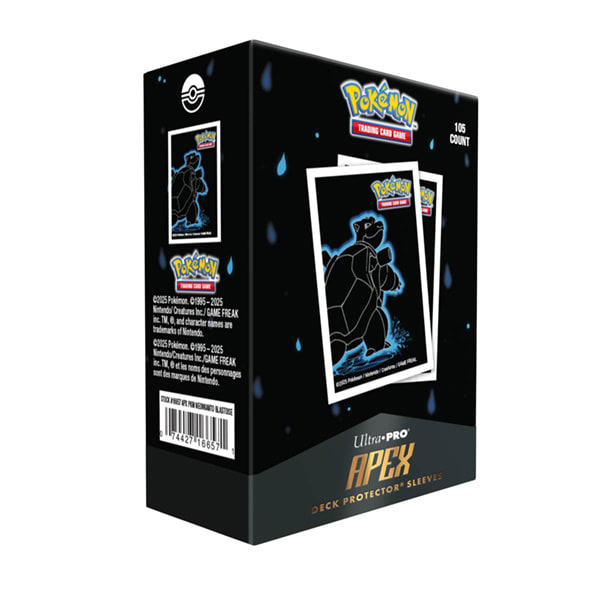 DECK PROTECTORS: POKEMON APEX- NEON KANTO- BLASTOISE (105CT)1