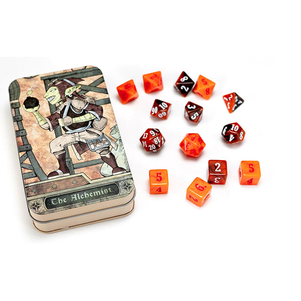 RPG CLASS DICE: ALCHEMIST SET TIN (14 DICE)1