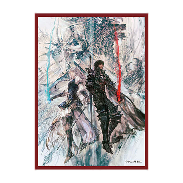 CARD SLEEVES: FINAL FANTASY XVI- FIERY HEART, ICY RESOLVE (FFCSS-25) (100CT)1