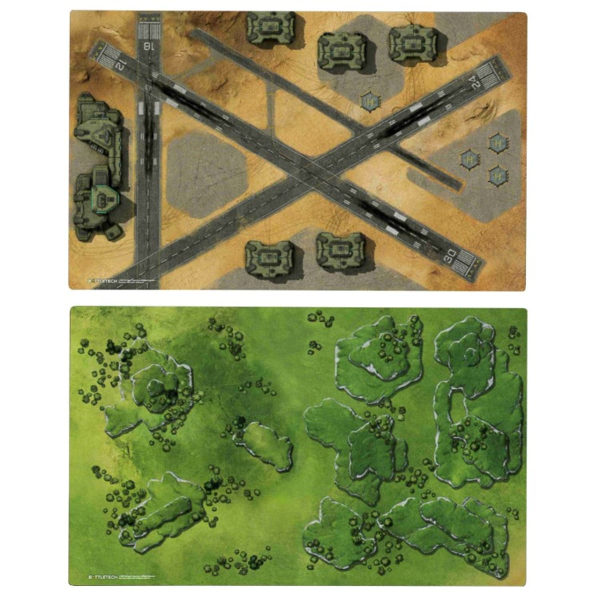BATTLETECH: BATTLE MAT- ALPHA STRIKE- AERO BASE 11