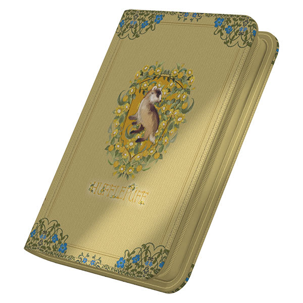 PORTFOLIO: 8-POCKET ZIPFOLIO 160+ XENOSKIN- HARRY POTTER- 4 HOUSES- HUFFLEPUFF2