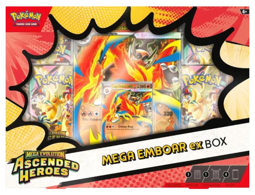 POKEMON TCG: SPANISH MEGA EVOLUTION 02.5 ASCENDED HEROES- EX BOX (MEGA EMBOAR)1