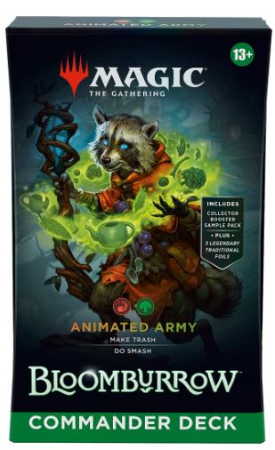 MTG Bloomburrow Commander Deck Animated Army (Red-Green) ESPAÑOL1