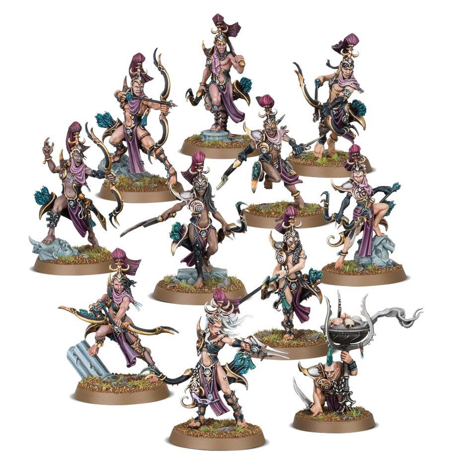 HEDONITES OF SLAANESH: BLISSBARB ARCHERS NUEVO ENVASE1