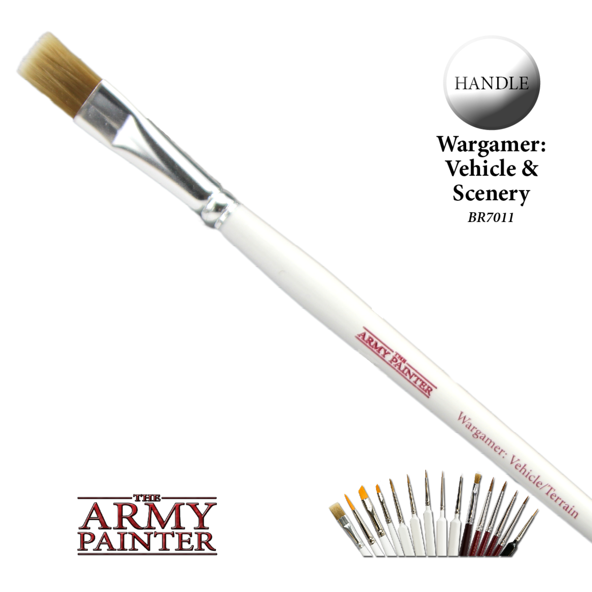ARMY PAINTER - WARGAMER BRUSH: VEHICLE / TERRAIN1