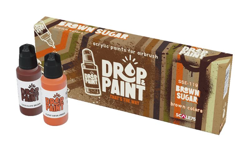 DROP & PAINT - SUGAR BROWN2