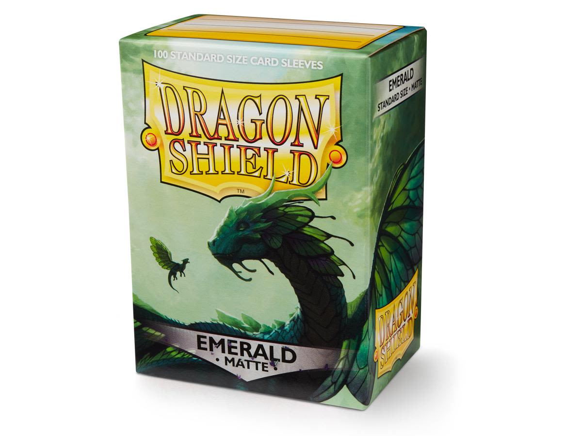 DRAGON SHIELD MATTE STANDARD SLEEVES (100) EMERALD1