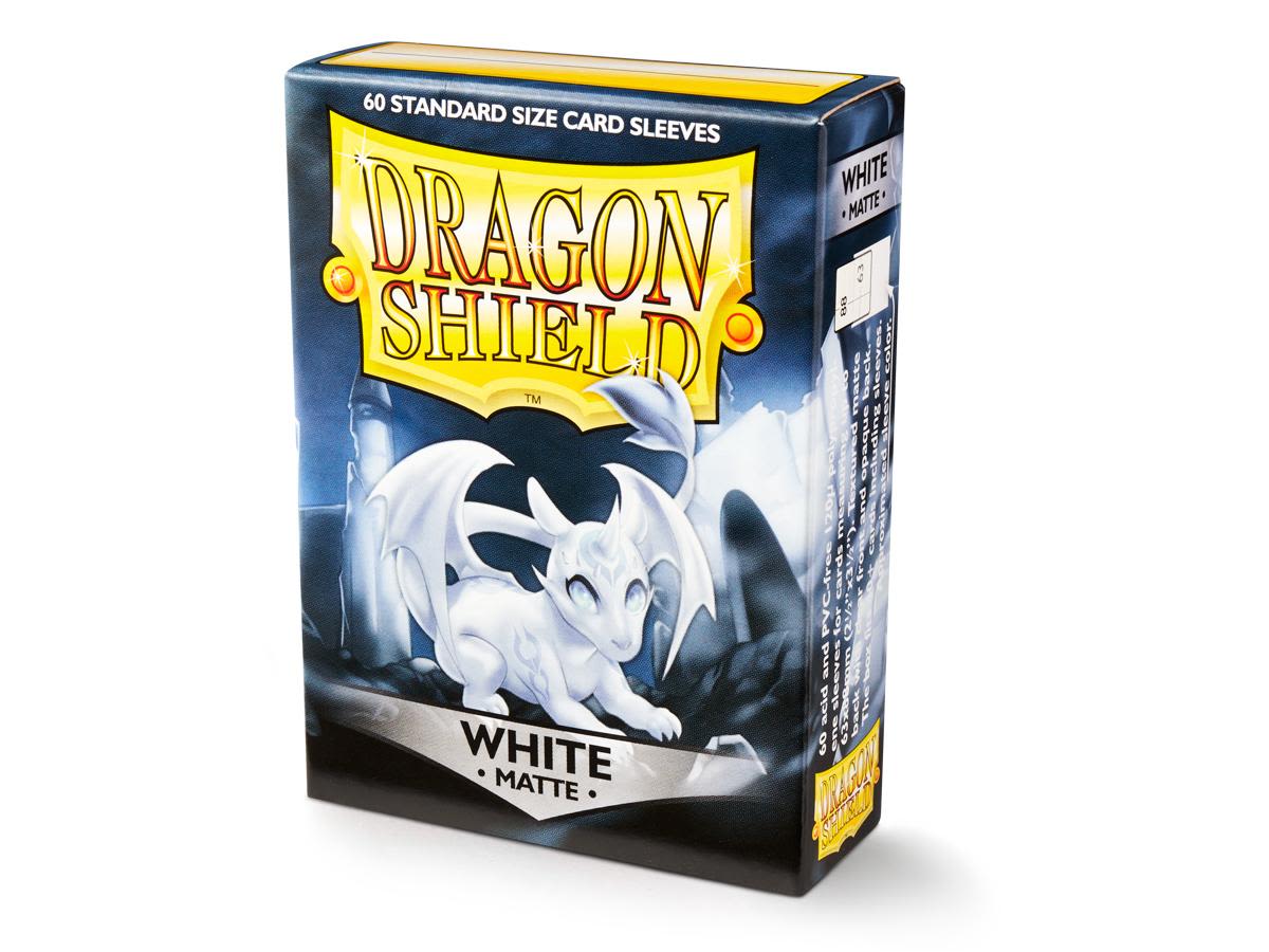 DRAGON SHIELD PROTECTOR MATTE (60 UNID) BLANCO MATTE1