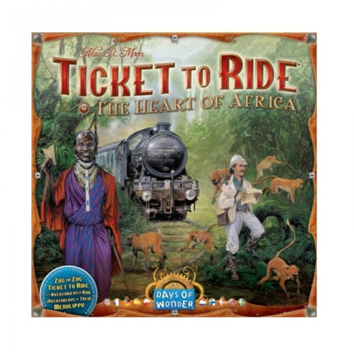 ¡AVENTUREROS AL TREN!: EXPANSION - EL CORAZON DE AFRICA (ESPAÑOL/INGLES)1