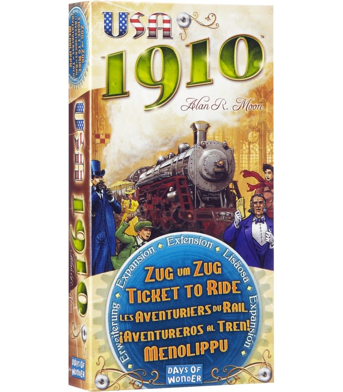 ¡AVENTUREROS AL TREN!: EXPANSION - USA 1910 EXPANSION (ESPAÑOL/INGLES)1