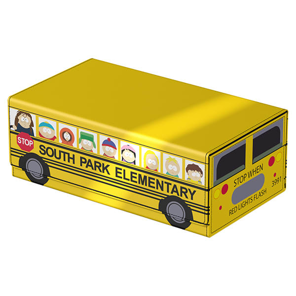 SQUAROES: SOUTH PARK- WAVE I COLLECTORS CASE SCHOOL BUS1