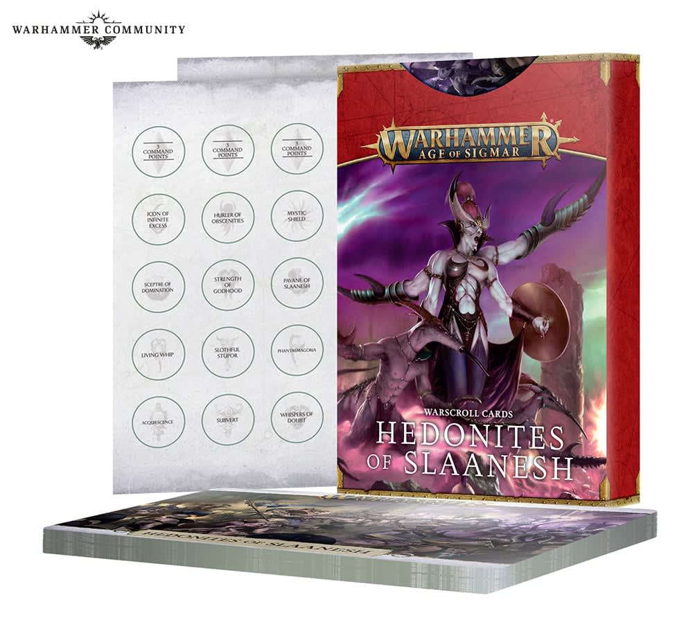 W/S CARDS: HEDONITES OF SLAANESH (SPA)1