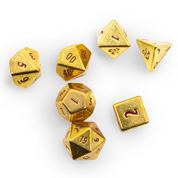 7-Die Set Heavy Metal: Dungeons & Dragons- 50th Anniversary2