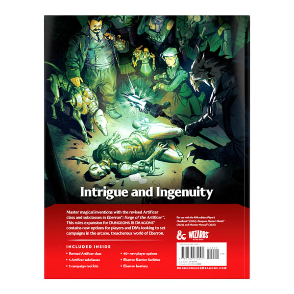 D&D, 5E: EBERRON- FORGE OF THE ARTIFICER [D&D RULES EXPANSION BOOK]1
