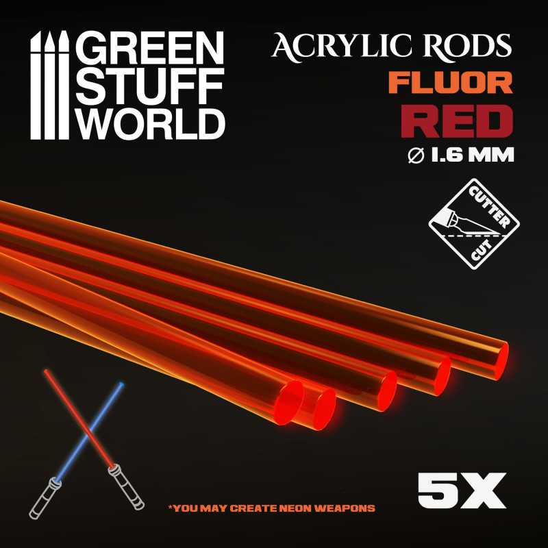 BARRAS ACRILICAS - REDONDAS 1,6 MM FLUOR ROJO-NARANJA1