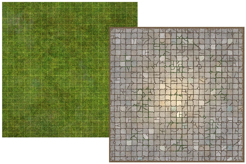 BATTLE MAT - BOARD DUNGEON AND GRASSLAND2