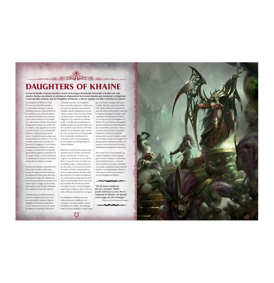 BATTLETOME DAUGHTERS OF KHAINE (ABREVIADO) (SOFTBACK) (ESPAÑOL)2