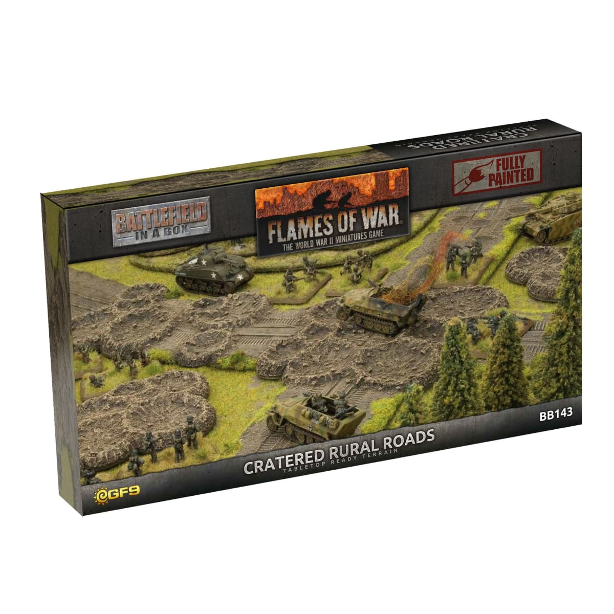 BATTLEFIELD IN A BOX: TRAVEL- CRATERED RURAL ROADS (X6) - LIMITED EDITION2