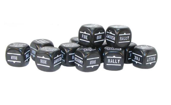 Bolt Action: Orders Dice pack - Black1