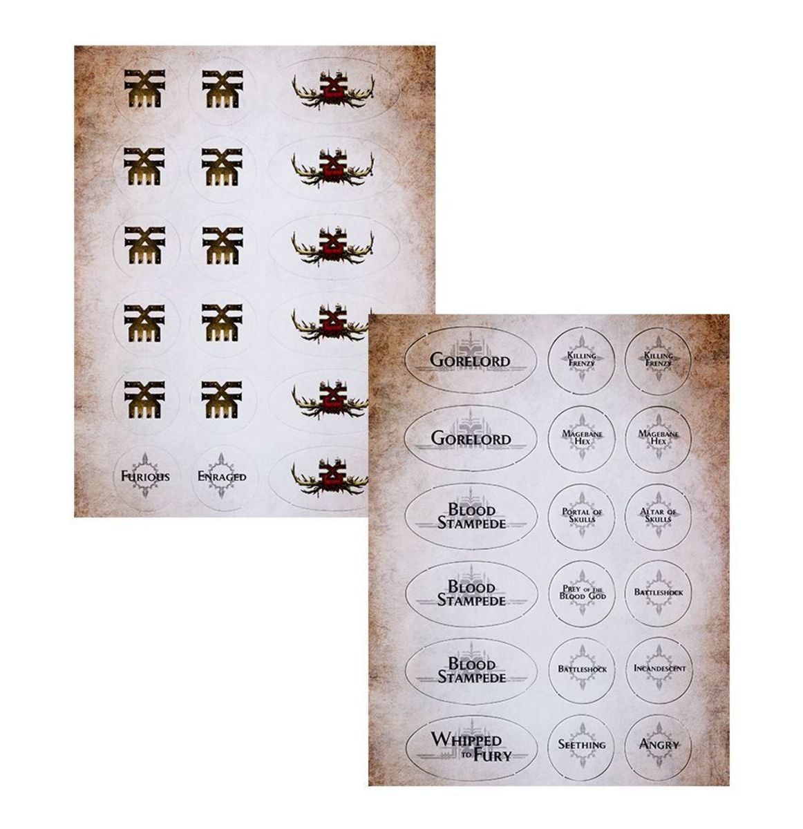 WARSCROLL CARDS: BLADES OF KHORNE (SPA)3