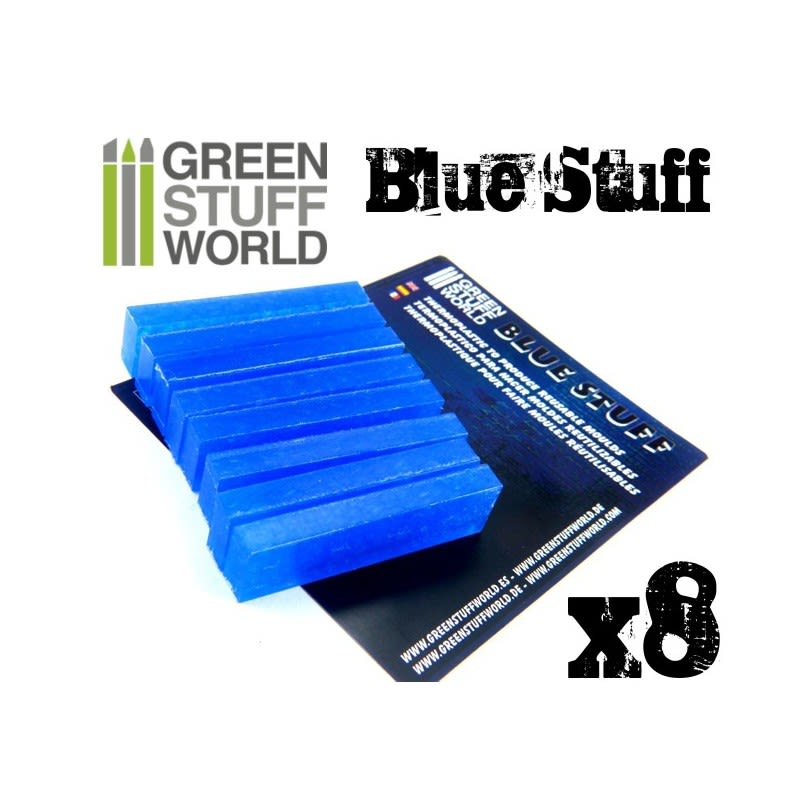 GSW_GREEN STUFF WORLD: MOLDES BLUE STUFF (8 BARRITAS) / BLUE STUFF MOLDS (8 BARS)2
