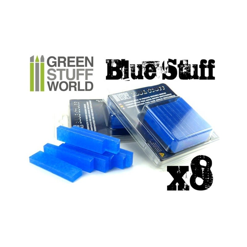 GSW_GREEN STUFF WORLD: MOLDES BLUE STUFF (8 BARRITAS) / BLUE STUFF MOLDS (8 BARS)1