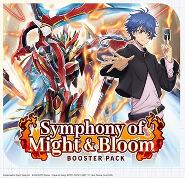 CARDFIGHT VANGUARD: SYMPHONY OF MIGHT & BLOOM BOOSTER DISPLAY1
