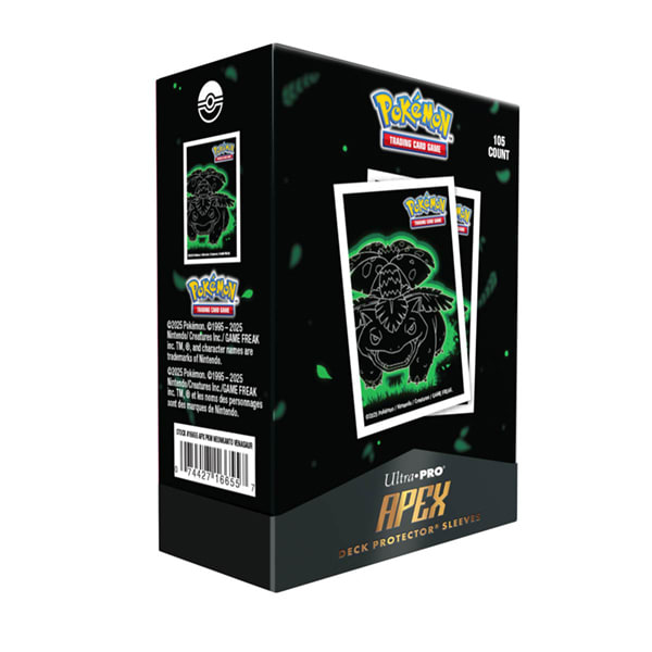 DECK PROTECTORS: POKEMON APEX- NEON KANTO- VENUSAUR (105CT)1