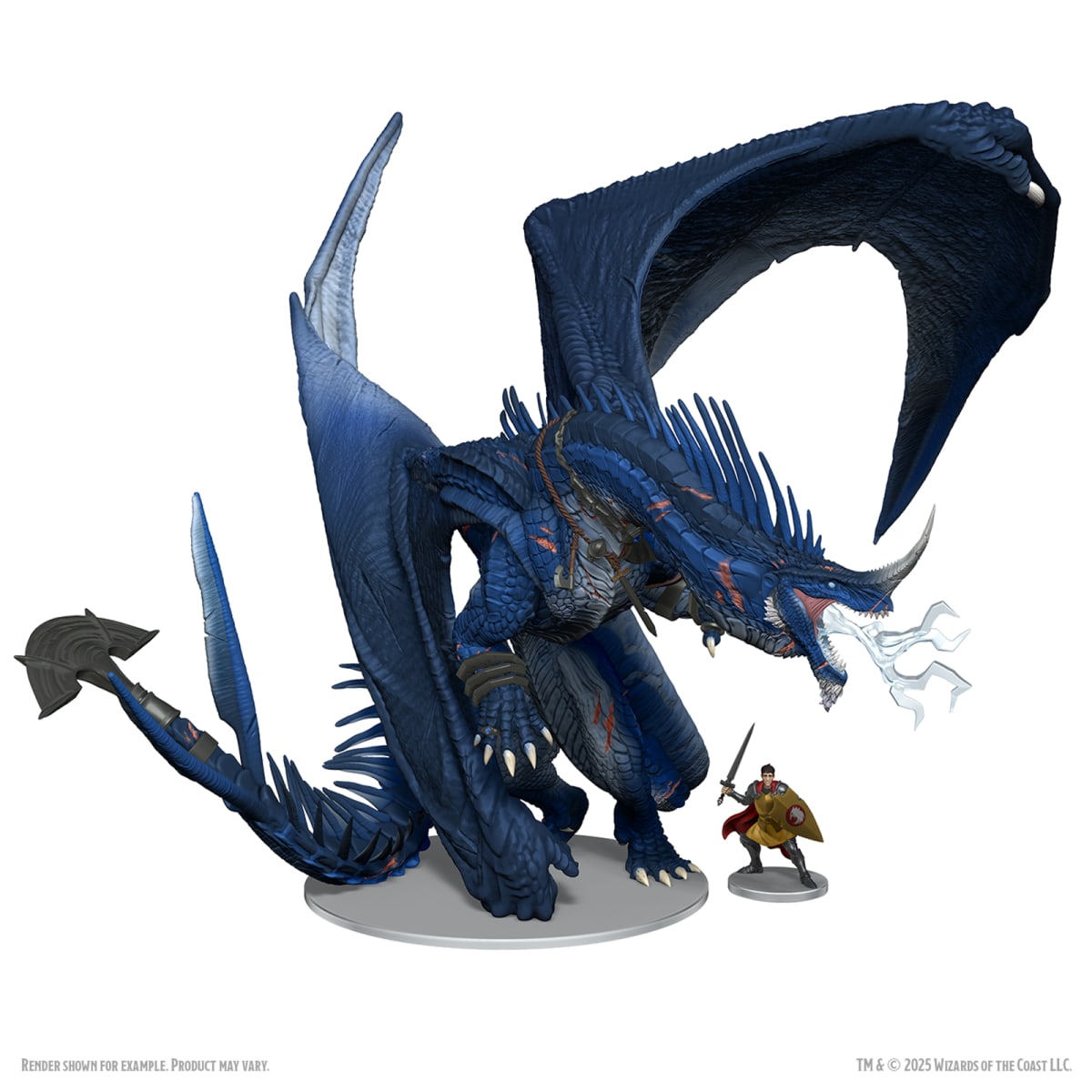D&D ICONS OF THE REALMS: ANTHRADUSK, ANCIENT BLUE DRAGON1