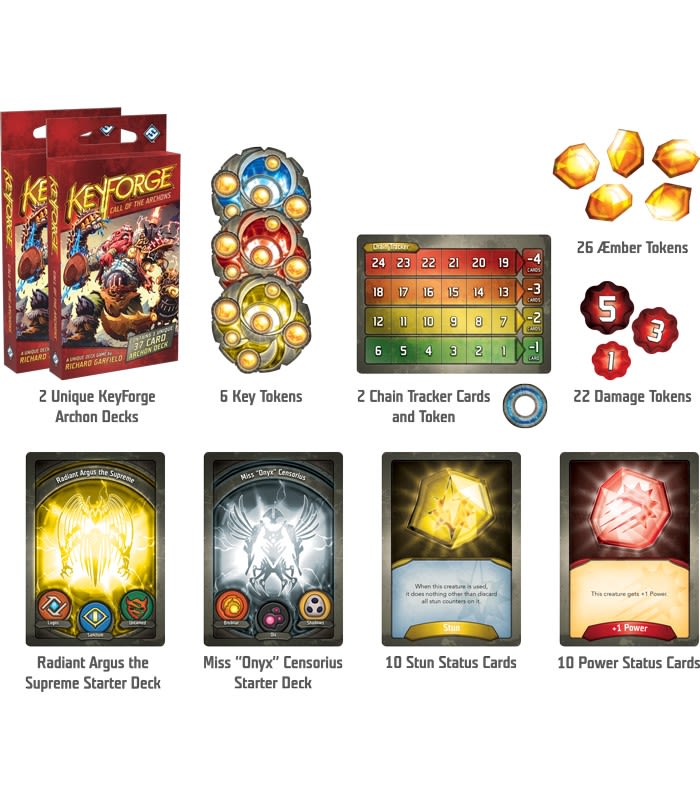 KEYFORGE: LLAMADE DE LOS ARCONTES - SET DE INICIO (ESPAÑOL)3