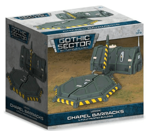 BATTLEFIELD IN A BOX: GOTHIC SECTOR- LEGION CHAPEL BARRACKS (X1), 30MM SCALE1