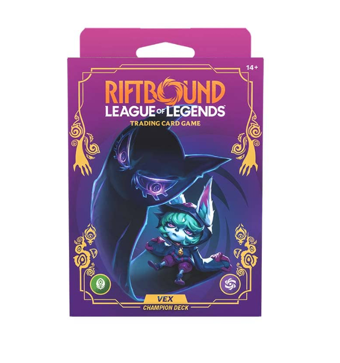 RIFTBOUND TCG: SET 3- UNLEASHED CHAMPION DECK - VEX1