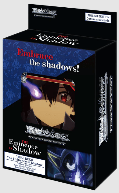 WEISS SCHWARZ: THE EMINENCE IN SHADOW TRIAL DECK1