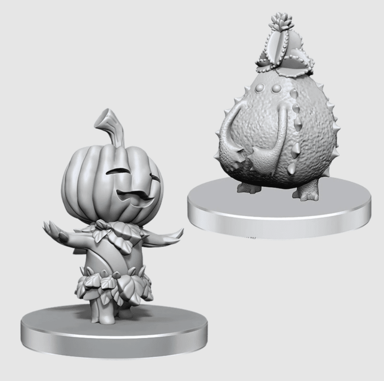 PATHFINDER BATTLES DEEP CUTS MINIATURES: UNPAINTED MINIS- WAVE 28- GOURD LESHY AND CACTUS LESHY1