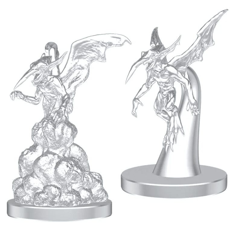 D&D NOLZUR'S MARVELOUS MINIATURES: UNPAINTED MINIS- WAVE 28- ICE MEPHIT & DUST MEPHIT1