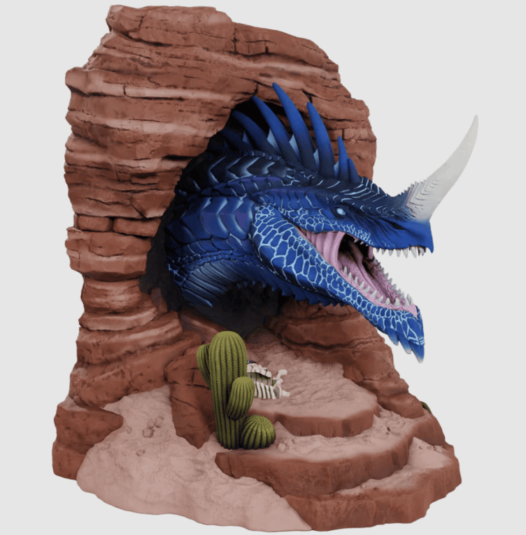 D&D BOOKENDS: BLUE DRAGON1