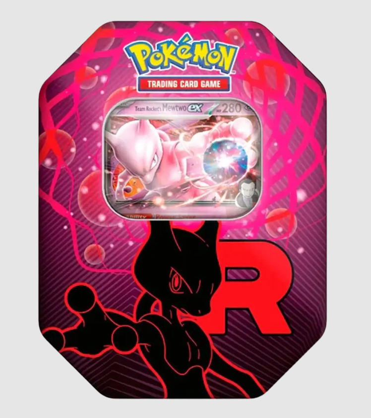POKEMON TCG: SPANISH TEAM ROCKET TIN CASE1