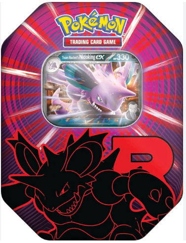 POKEMON TCG: SPANISH TEAM ROCKET TIN - NIDOKING EX1