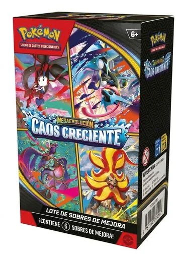 POKEMON TCG: SPANISH MEGA EVOLUTION 04 CHAOS RISING- BOOSTER BUNDLE1