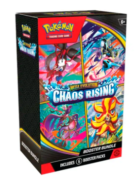 POKEMON TCG: MEGA EVOLUTION 04 CHAOS RISING- BOOSTER BUNDLE1