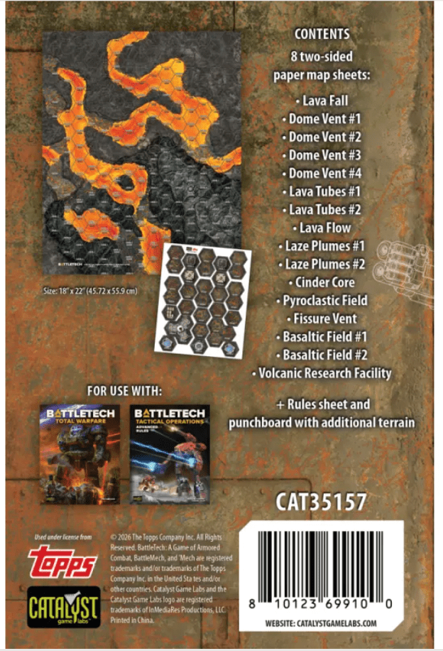 BATTLETECH: MAP PACK- VOLCANIC2