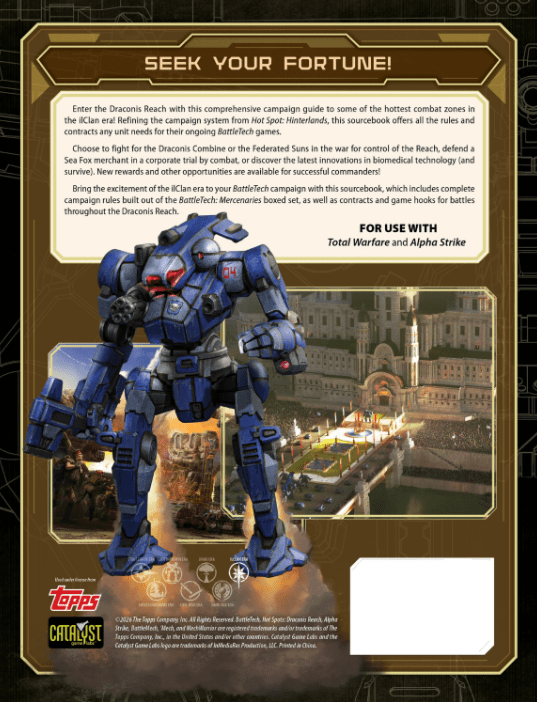 BATTLETECH: HOT SPOTS- DRACONIS REACH2